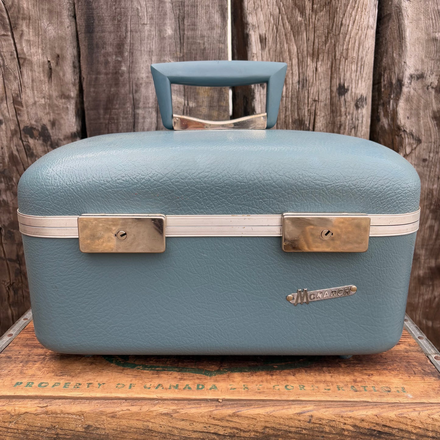【1950s USA vintage】MONARCH train case