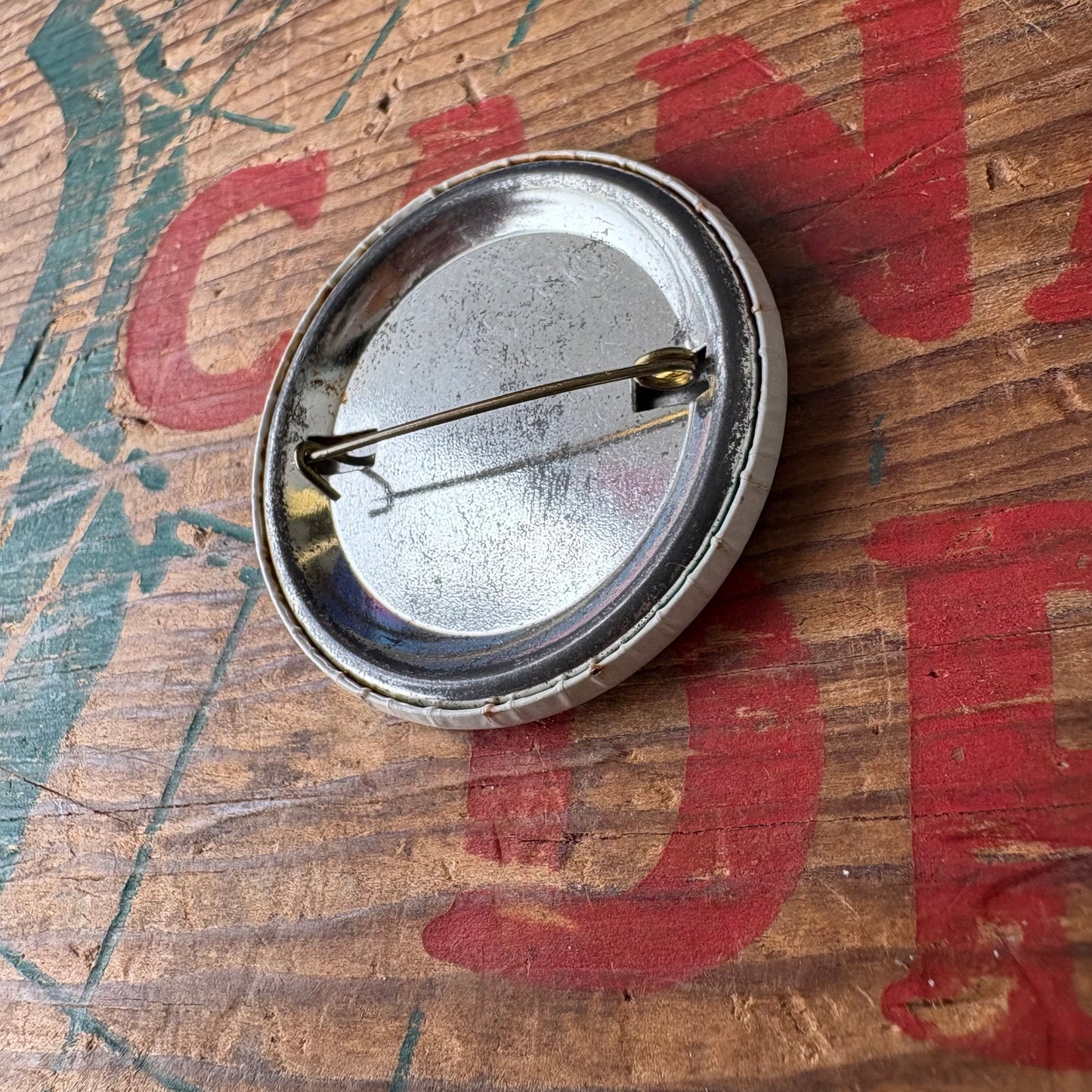 【USA vintage】PINBACK BUTTON 缶バッジ 花