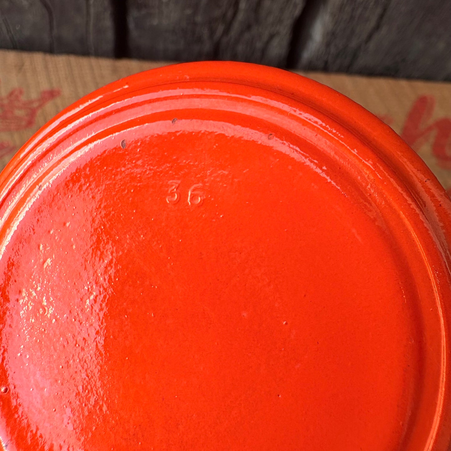 【USA vintage】 COOP Hazel Atlas mug orange