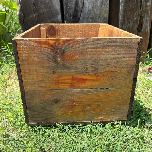 【USA vintage】wood box