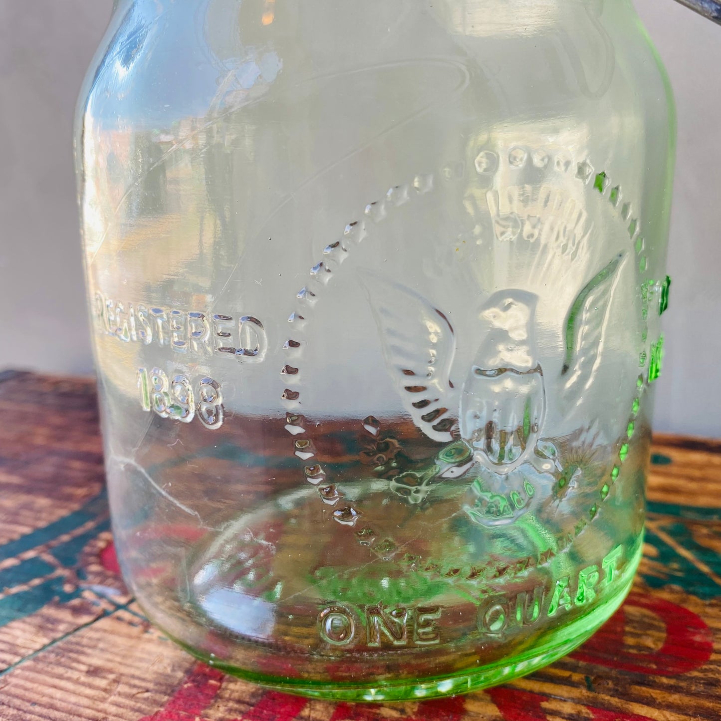 【1965 vintage】CROWNFORD glass jar