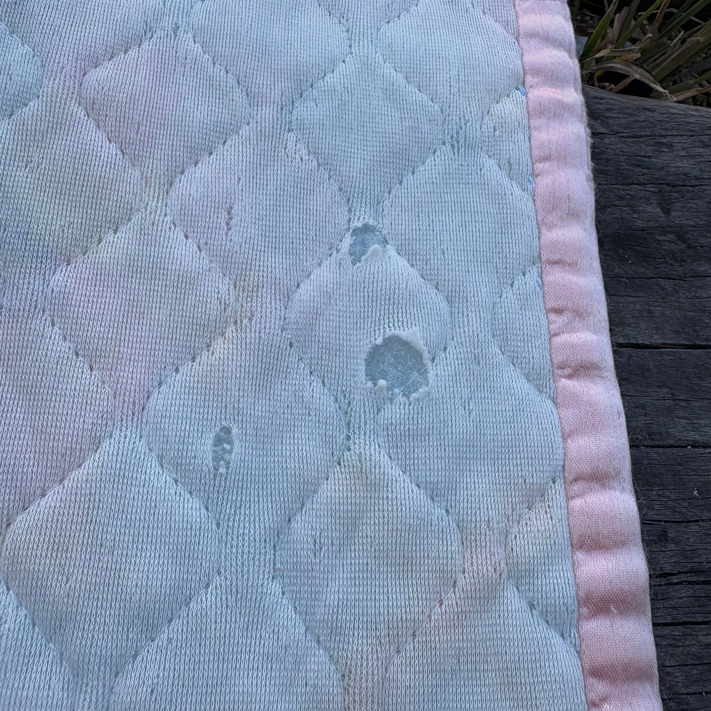 【USA vintage】baby quilt