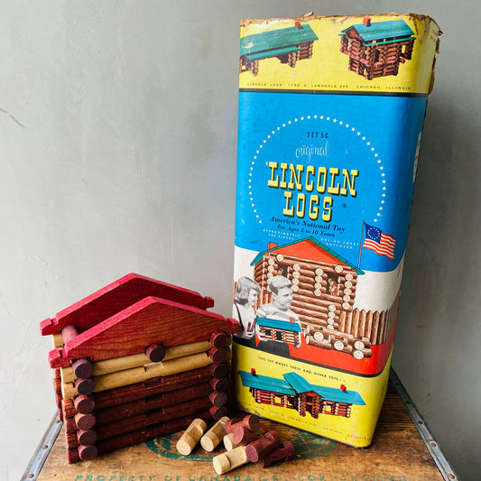 【1960s USA vintage】LINCOLN LOGS