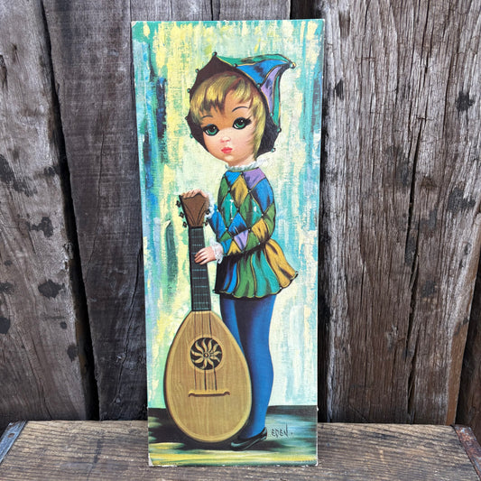 【1960s USA vintage】EDEN BIG EYES wall art 1