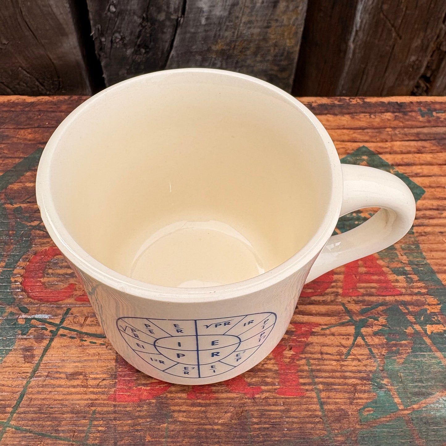 【USA vintage】 advertising mug cup