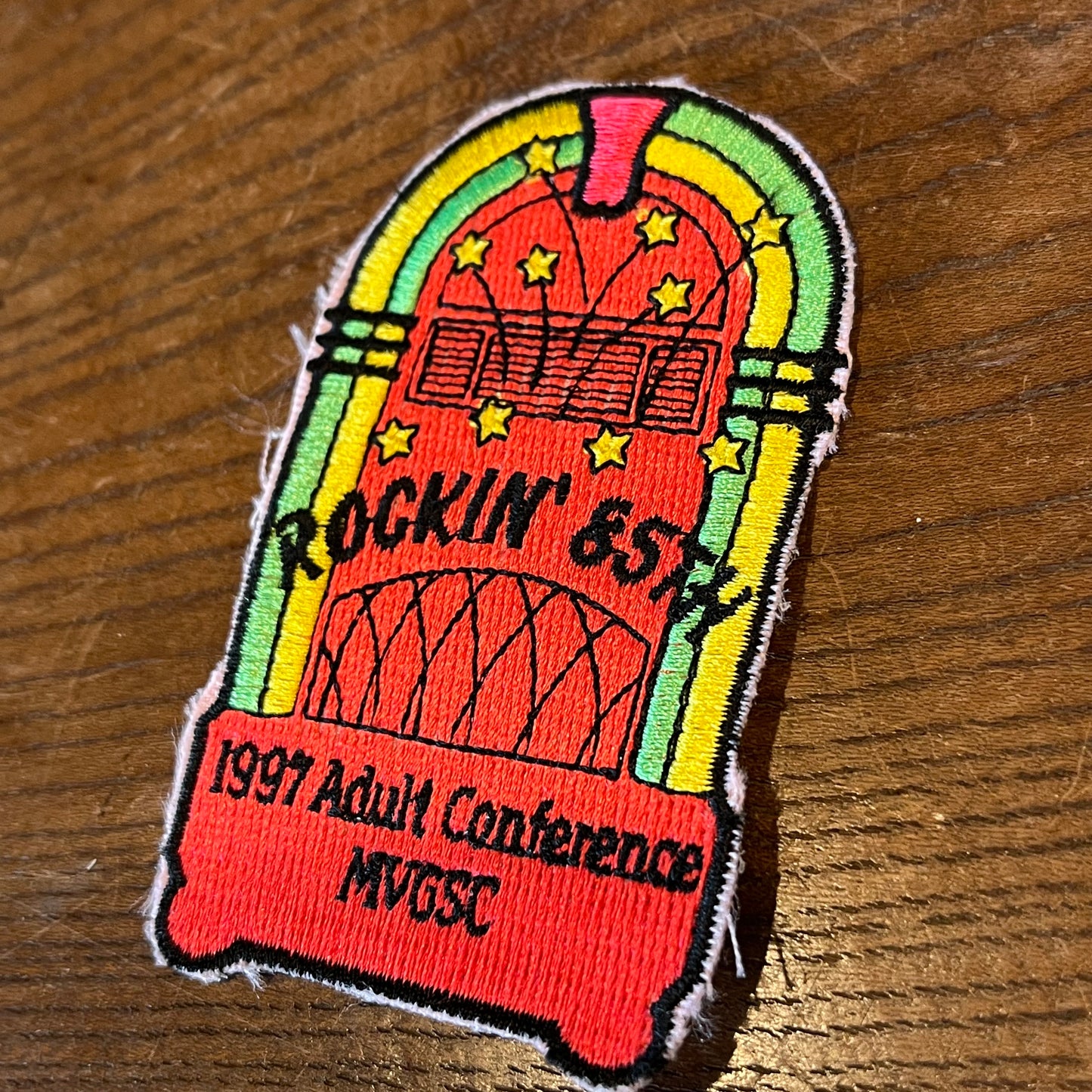 【USA vintage】ワッペン ROCKIN’ 85TH