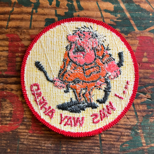 【USA vintage】ワッペン I WAS WAY AHEAD