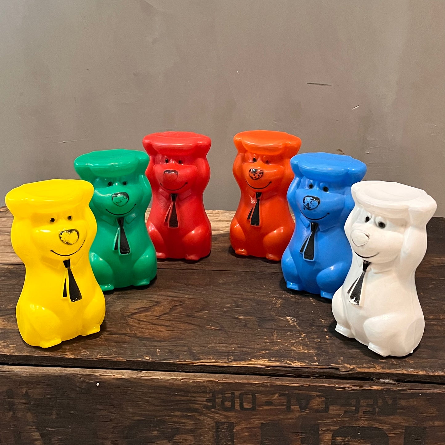【60s USA vintage】Yogi Bear Bowling Pin (Blue )