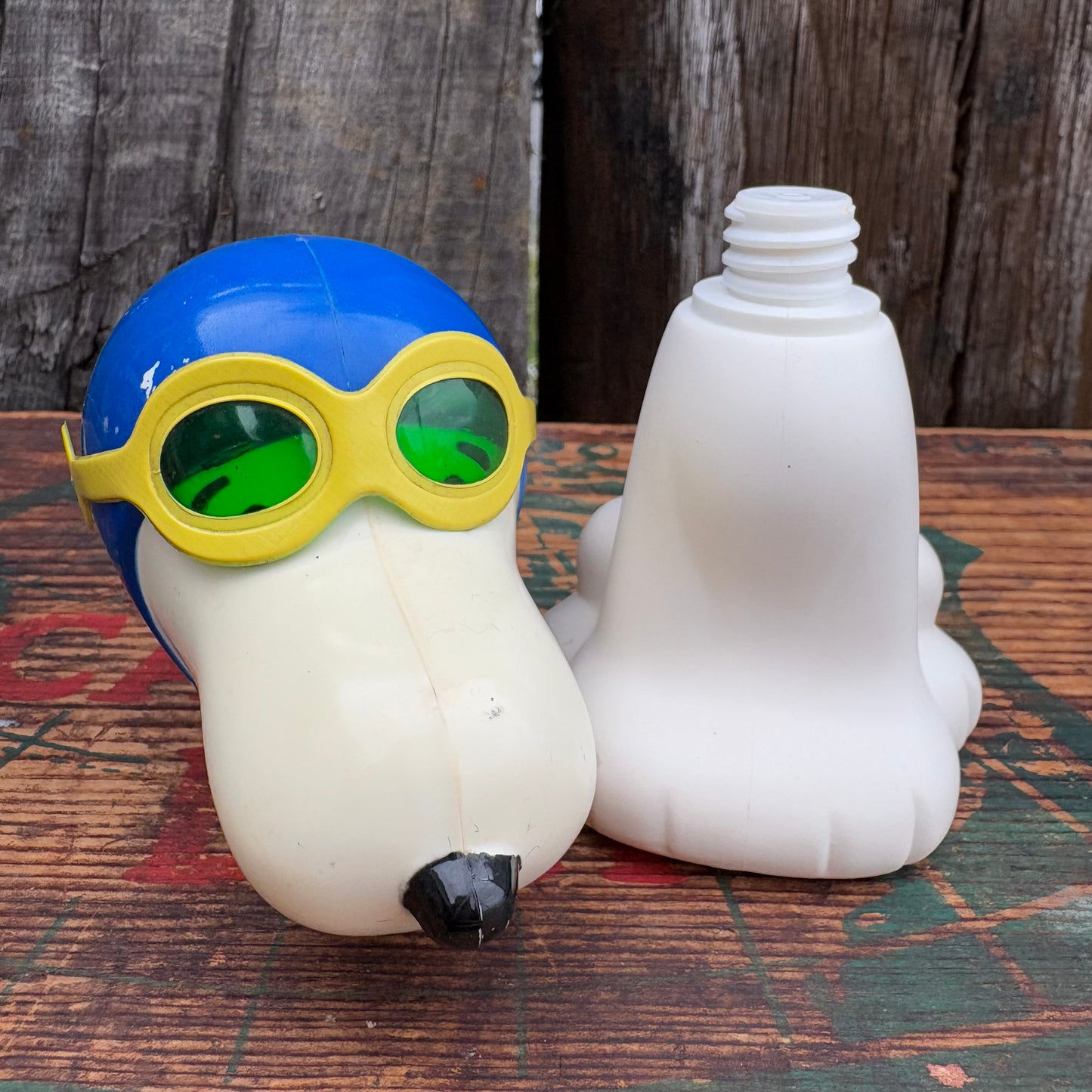 【1969 USA vintage】AVON SNOOPY bubblebath bottle