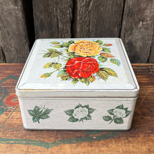 【USA vintage】Biscuit Tin Can