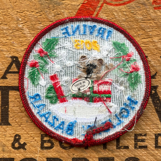 【USA vintage】Girl Scout Patch IRVINE Holiday Bazaar