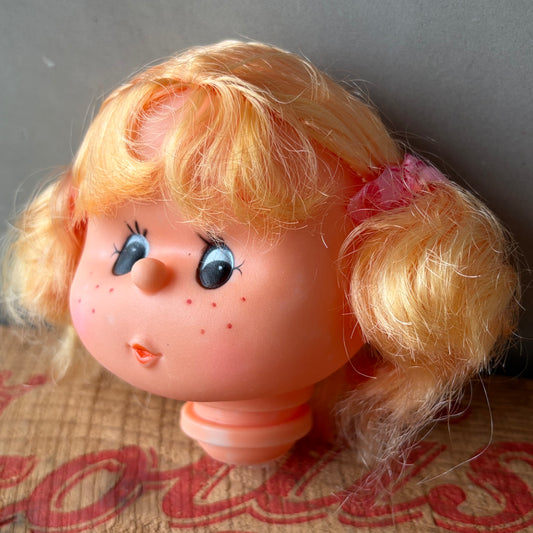 【USA vintage】Doll head Girl Blonde