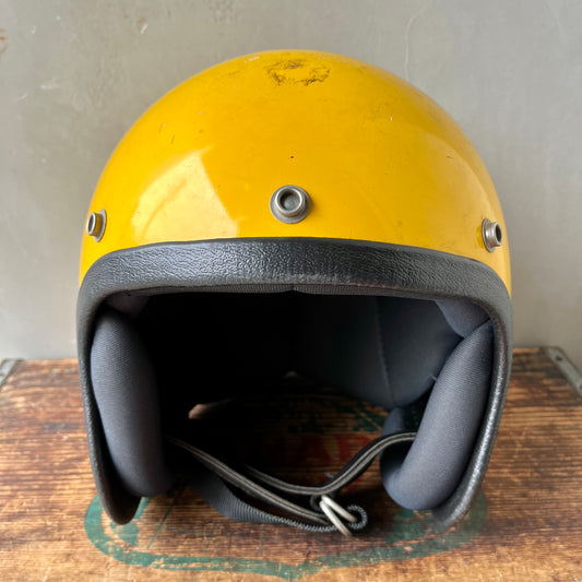 【USA vintage】Jet Helmet Yellow