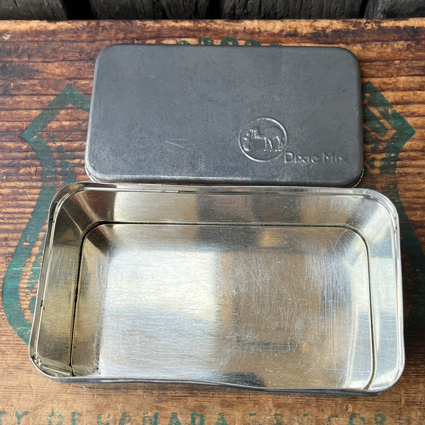 【USA vintage】CANCO DIXIE MIX Tin can