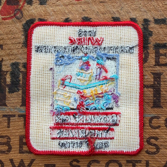 【USA vintage】BOWLIN' ON THE RIVER Patch