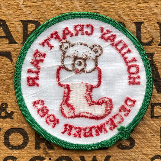 【USA vintage】Girl Scout Patch Holiday Craft Fair