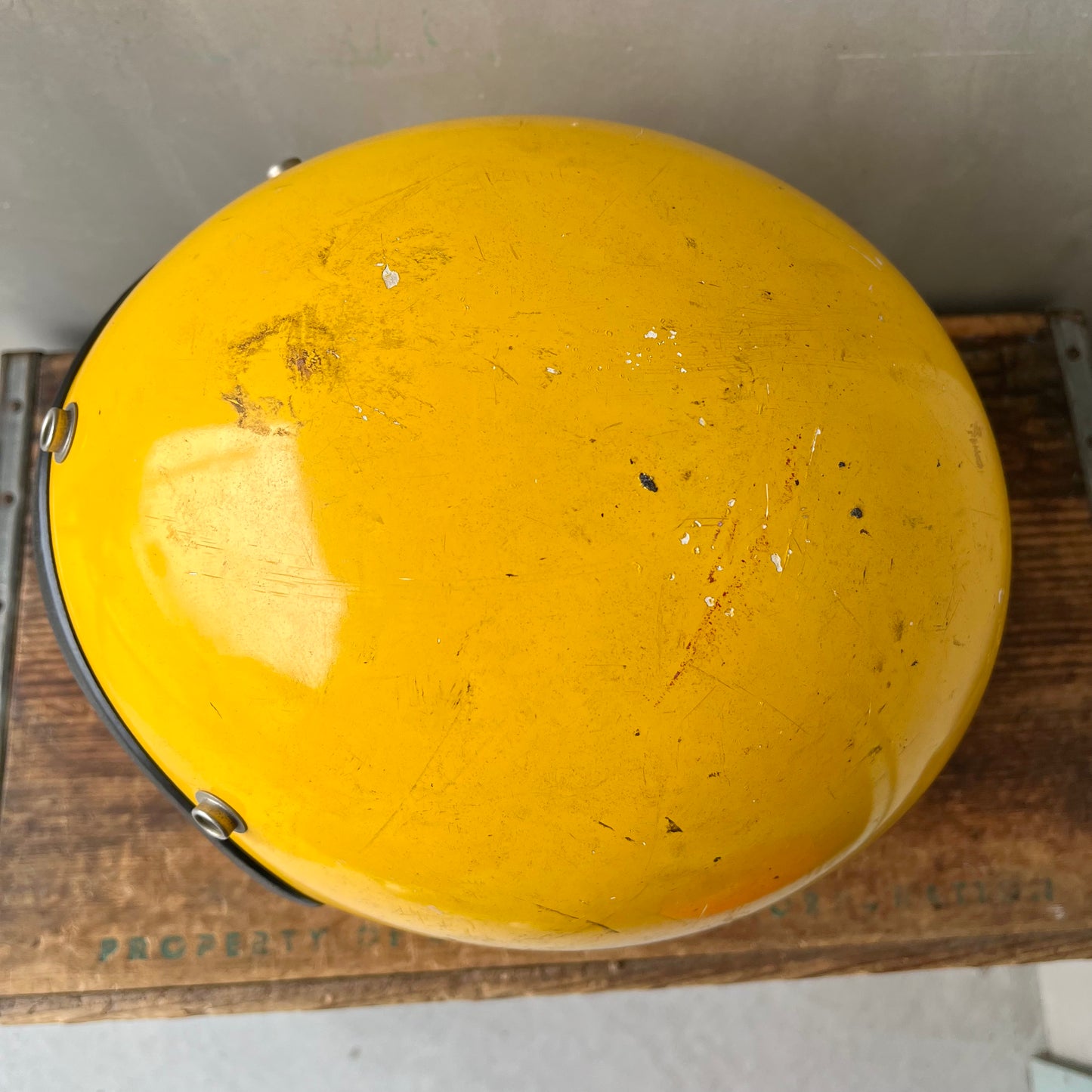 【USA vintage】Jet Helmet Yellow