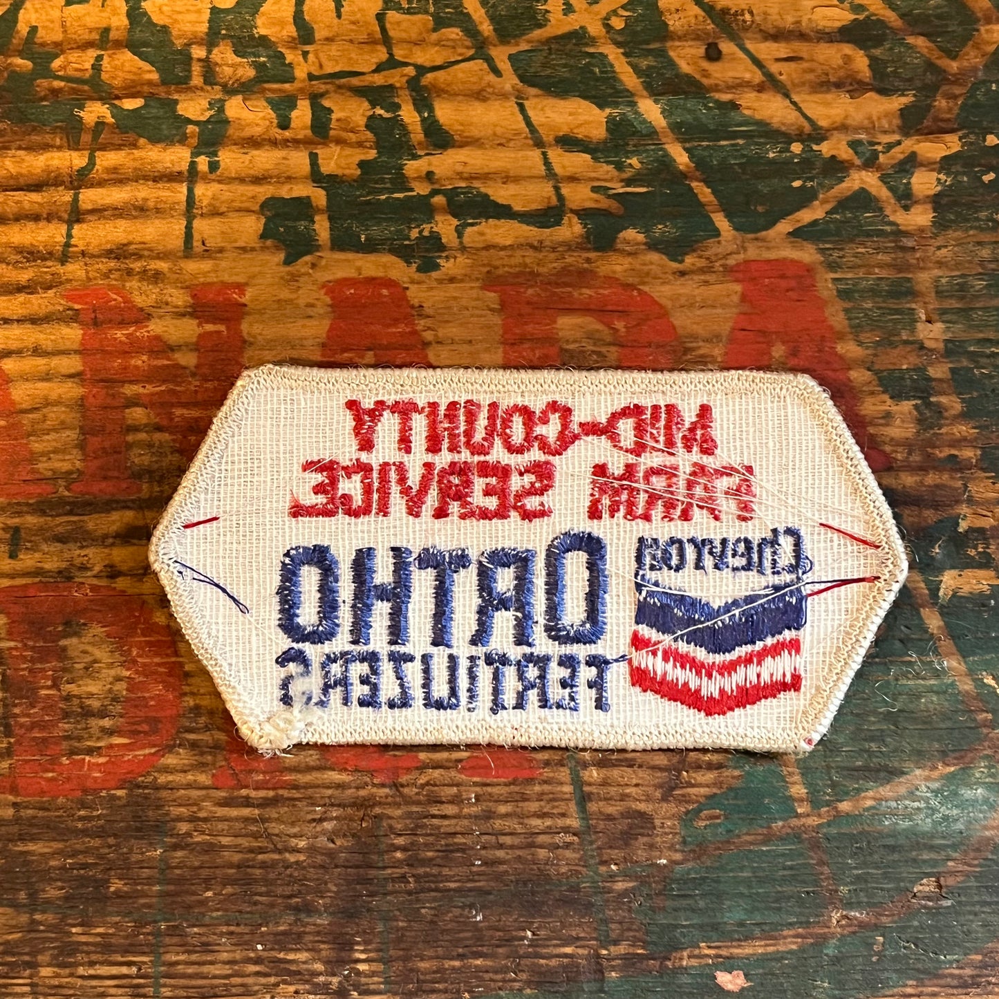 【USA vintage】ワッペン ORTHO FERTILIZERS