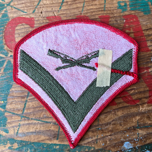 【USA vintage】ワッペン US MARINE CORPS LANCE CORPORAL