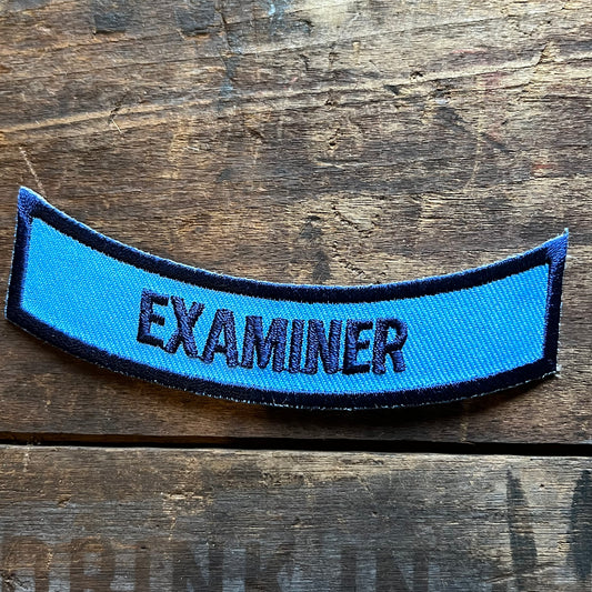 【USA vintage】ワッペン EXAMINER
