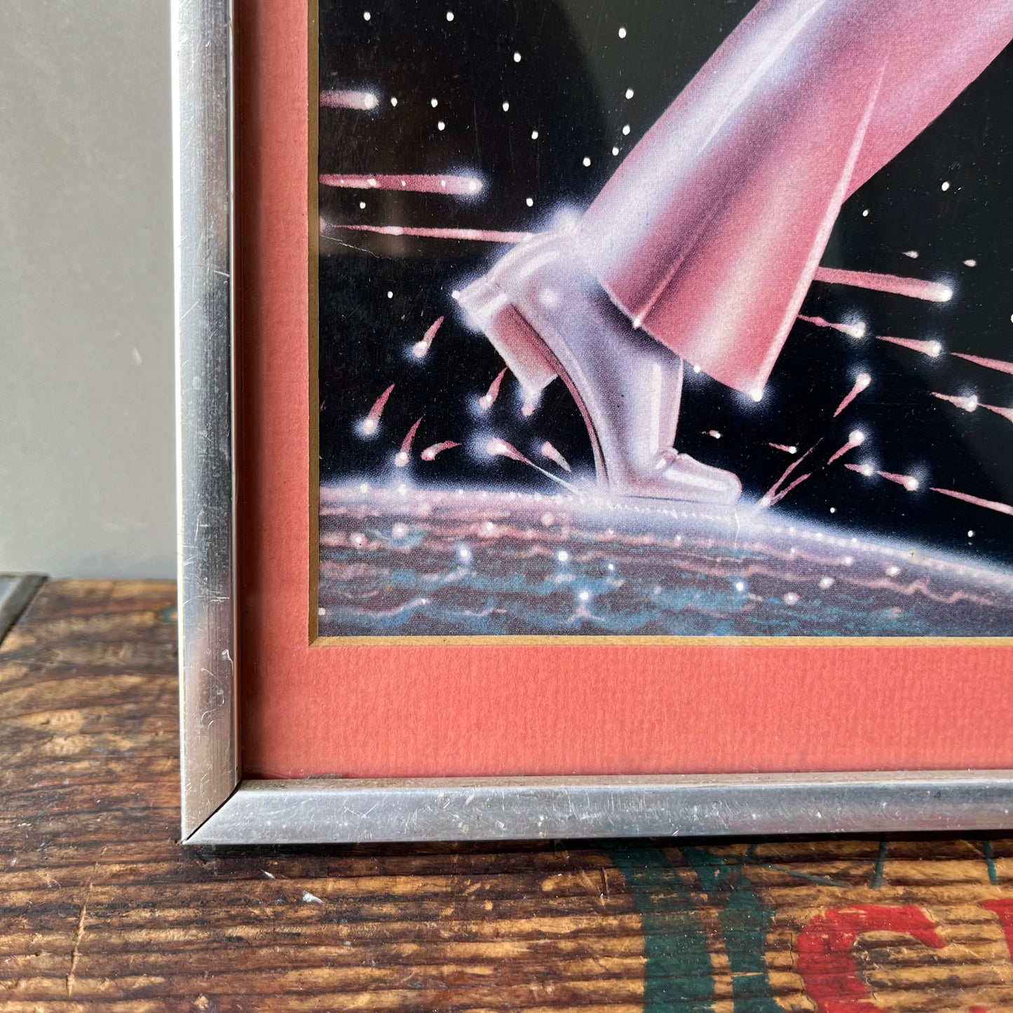 【USA vintage】Rod Stewart “Atlantic Crossing” Art Deco