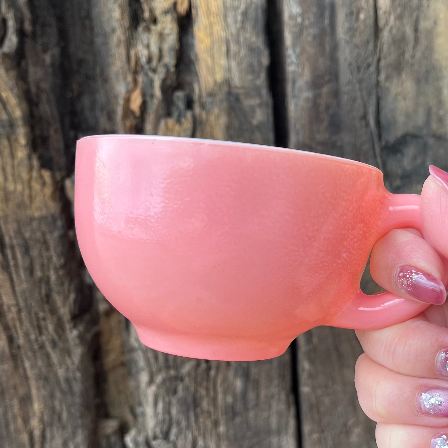 【USA vintage】Hazel Atlas Ripple Tea Cup