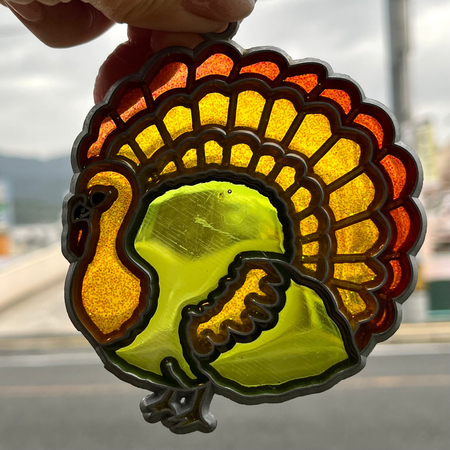 【USA vintage】stained glass Turkey