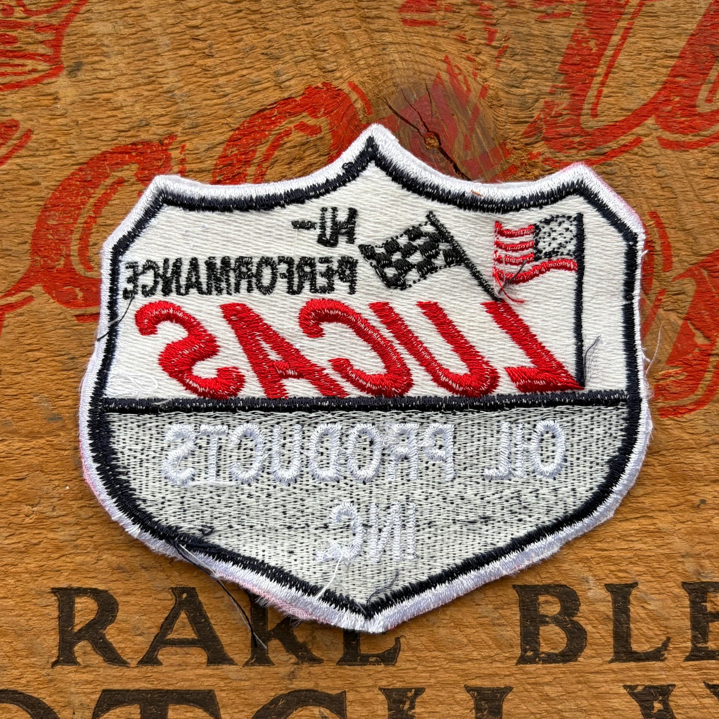 【USA vintage】LUCAS OIL PRODUCTS INC. Patch