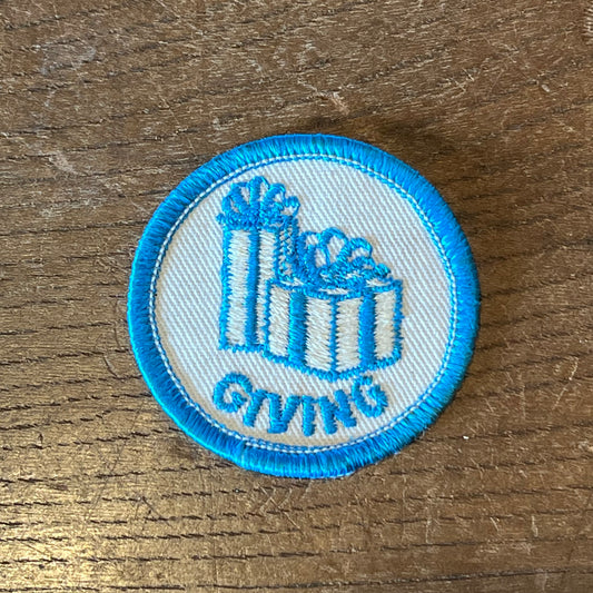 【USA vintage】GIVING ワッペン ガールスカウト