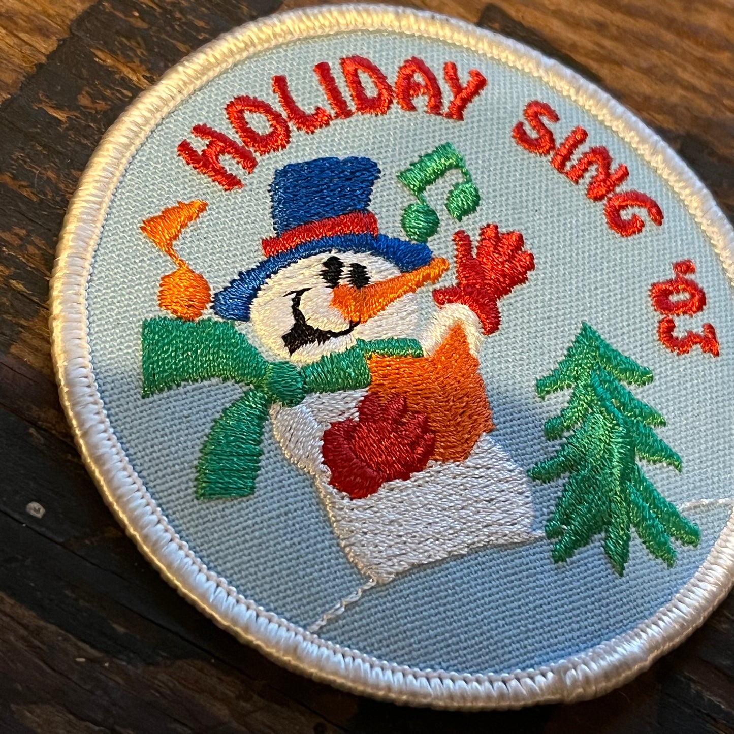 【USA vintage】ワッペン HOLIDAY SING ‘03 クリスマス