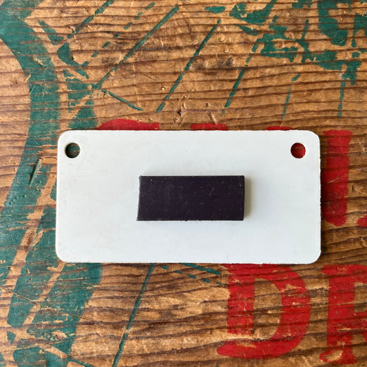 【1980’s USA vintage】Nameplate magnet DICK