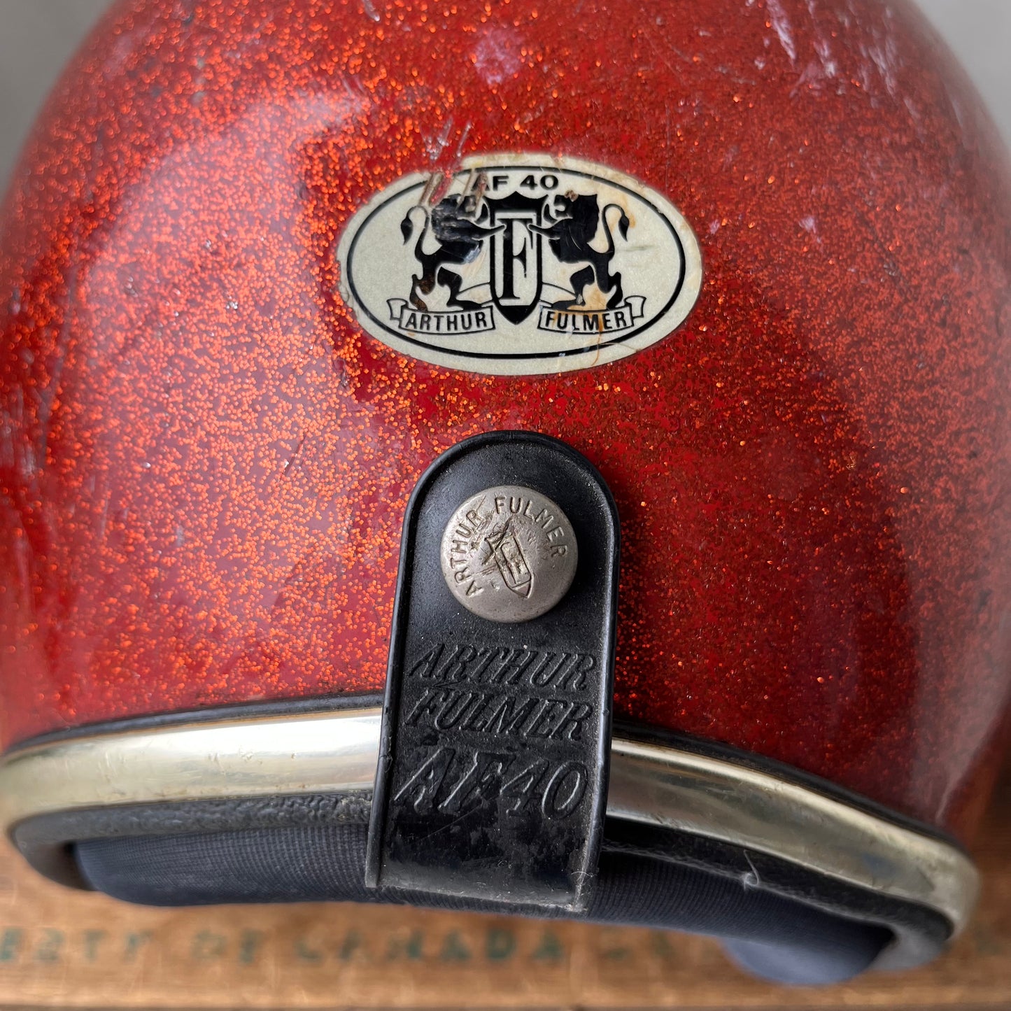 【USA vintage】ARTHUR FULMER AF40 Helmet