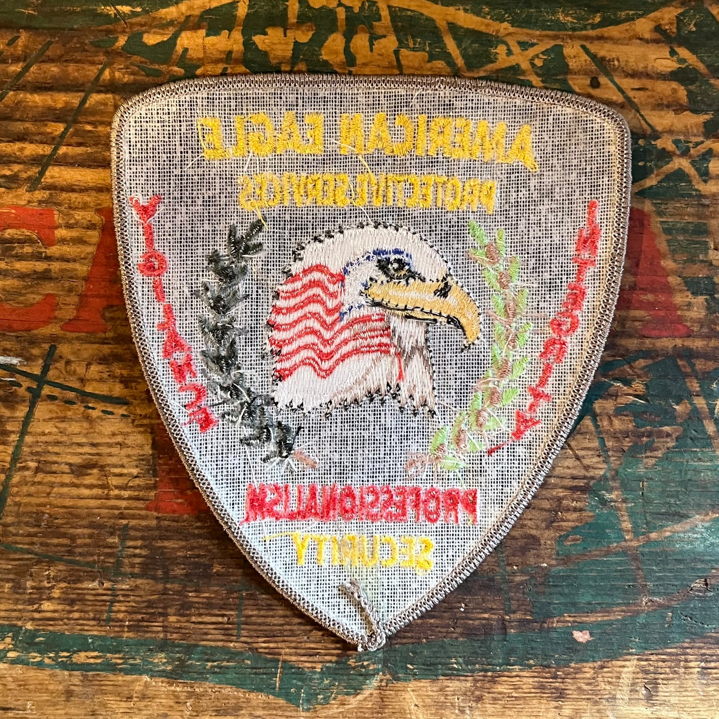【USA vintage】ワッペン AMERICAN EAGLE