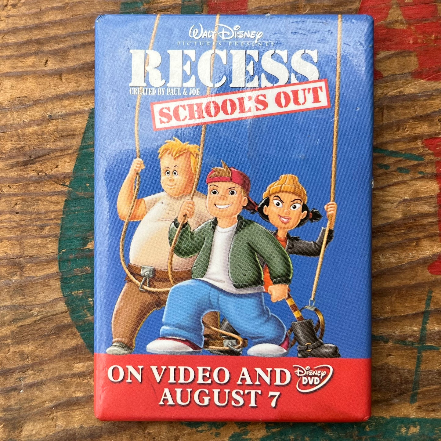 【USA】映画 缶バッジ RECESS