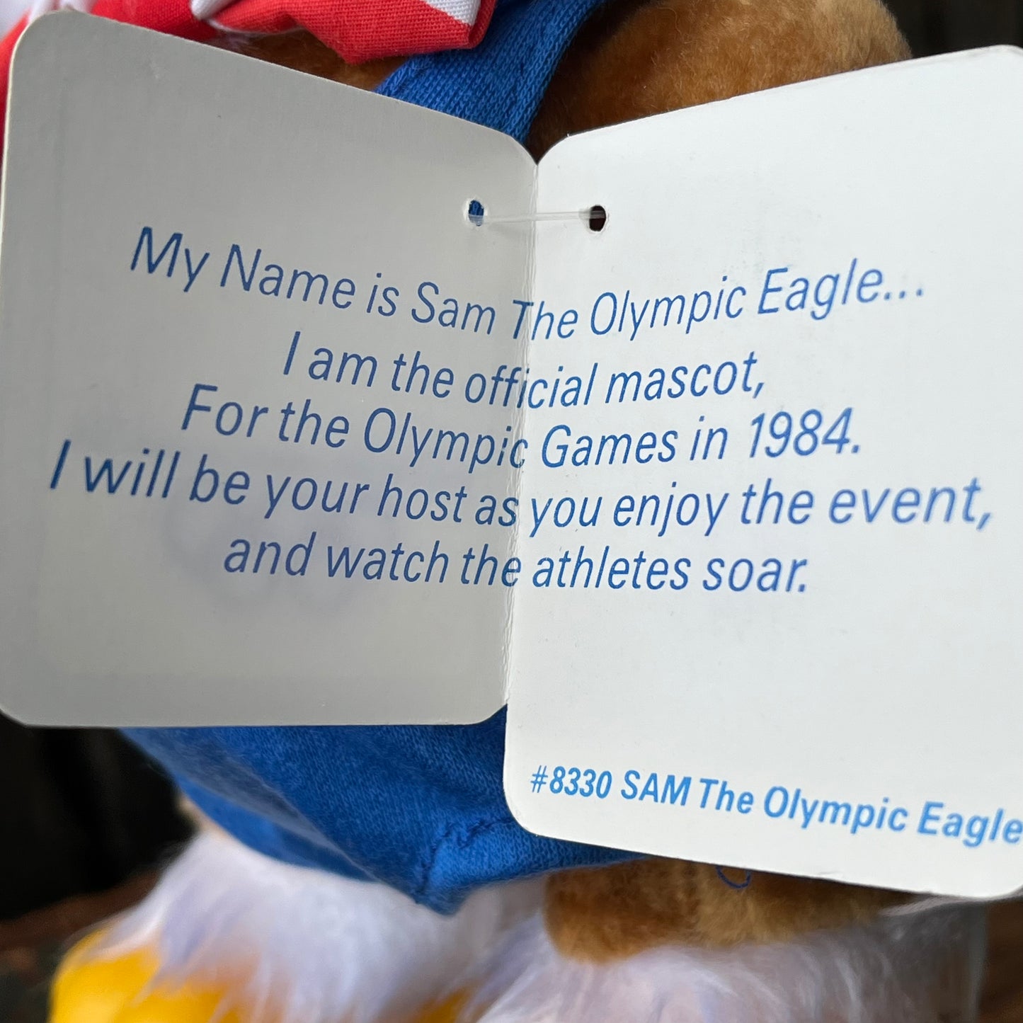 【USA vintage】SAM The Olympic Eagle Plush