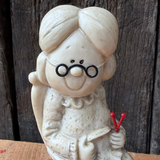 【1970 USA vintage】Message Doll World’s Greatest Grandma