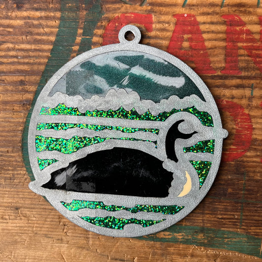 【USA vintage】stained glass Duck