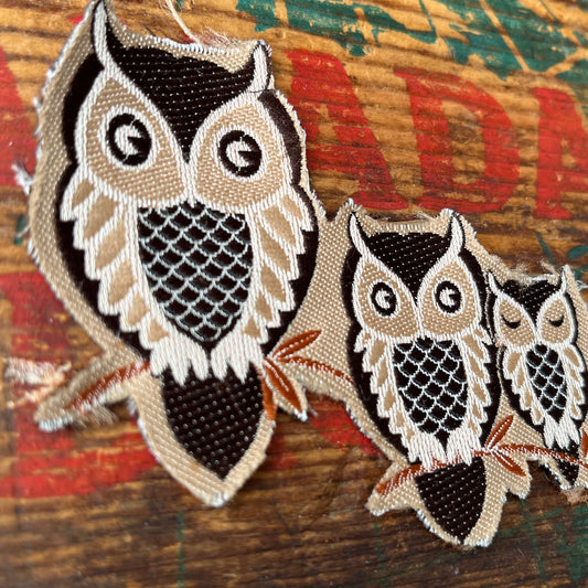 【USA vintage】ワッペン 3 Owls