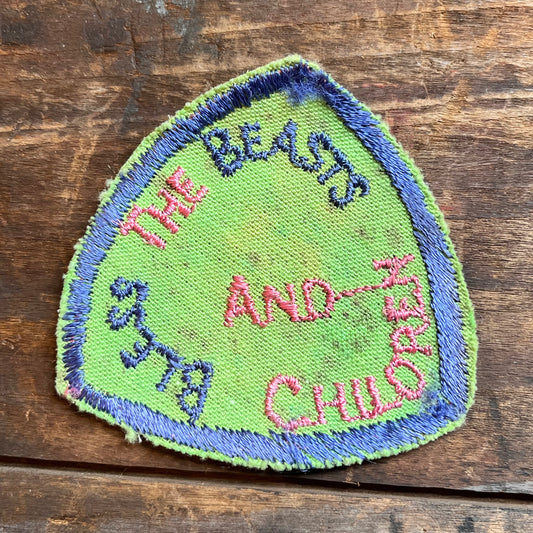 【USA vintage】ワッペン BLESS THE BEASTS AND CHILDREN