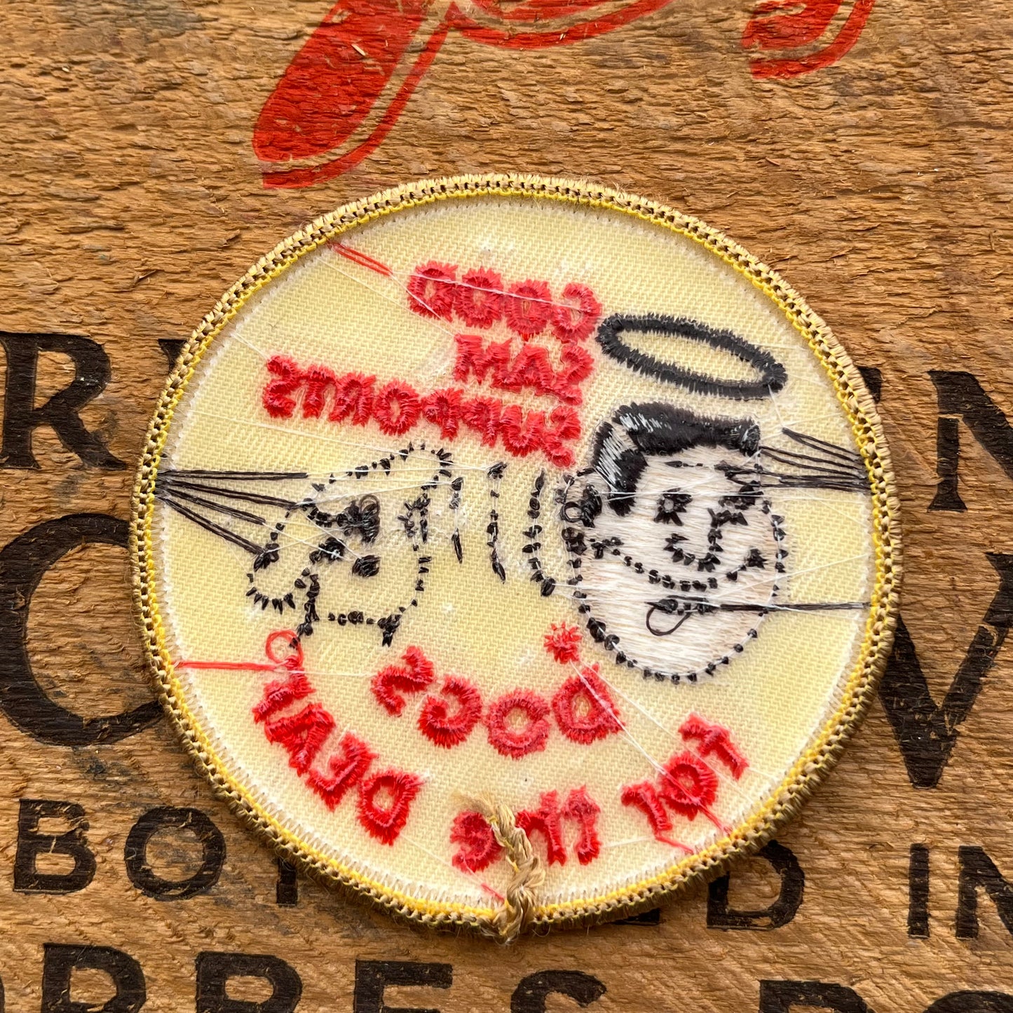 【USA vintage】GOOD SAM CLUB Patch Dogs for the Deaf