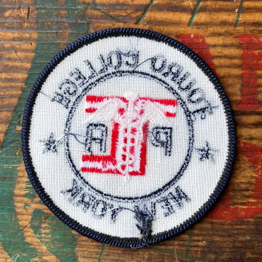 【USA vintage】ワッペン COLLEGE NEW YORK