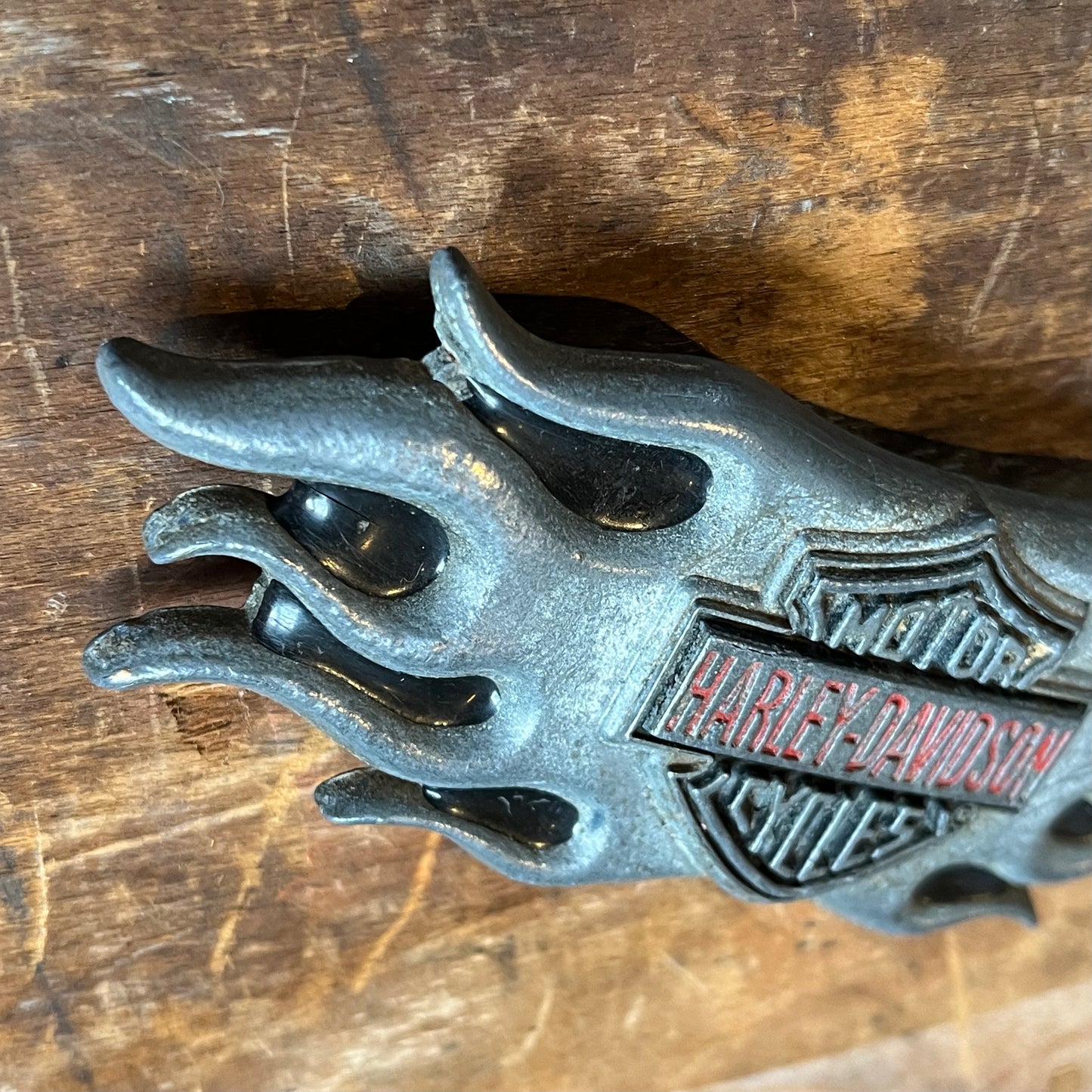 【USA vintage】Harley-Davidson バックル フレイム