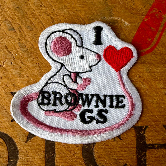【USA vintage】Girl Scout Patch Brownie