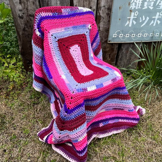 【USA vintage】Granny Blanket Granny Square