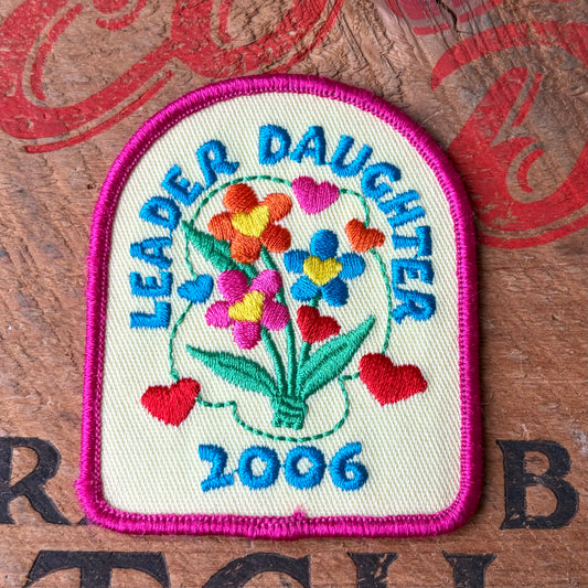 【USA vintage】Girl Scout Patch Leader Daughter