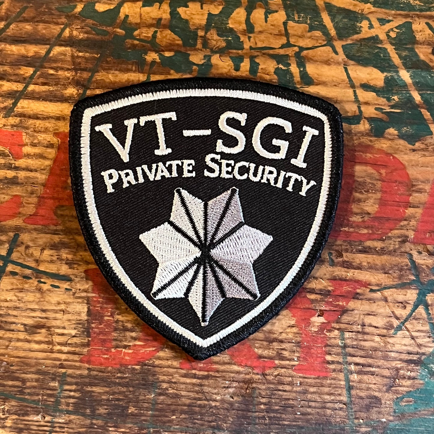 【USA vintage】ワッペン PRIVATE SECURITY