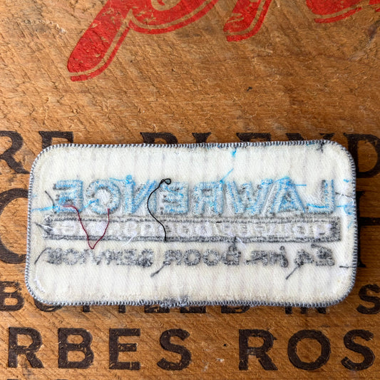 【USA vintage】Lawrence Roll-Up Doors Patch