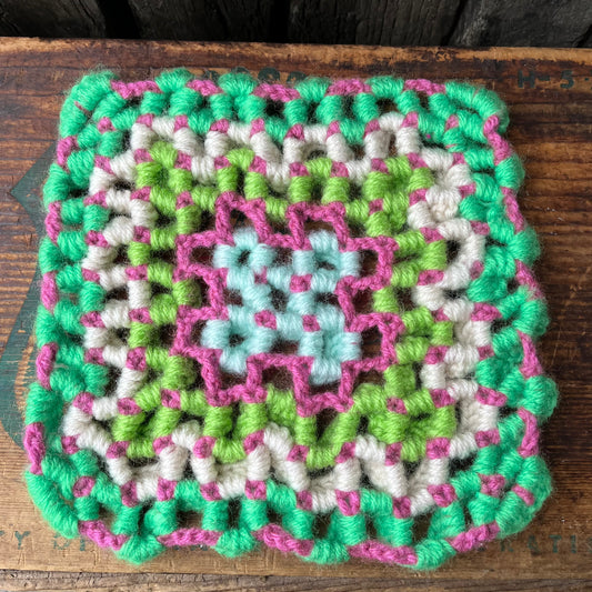 【USA vintage】Wiggly Crochet 鍋敷き ②