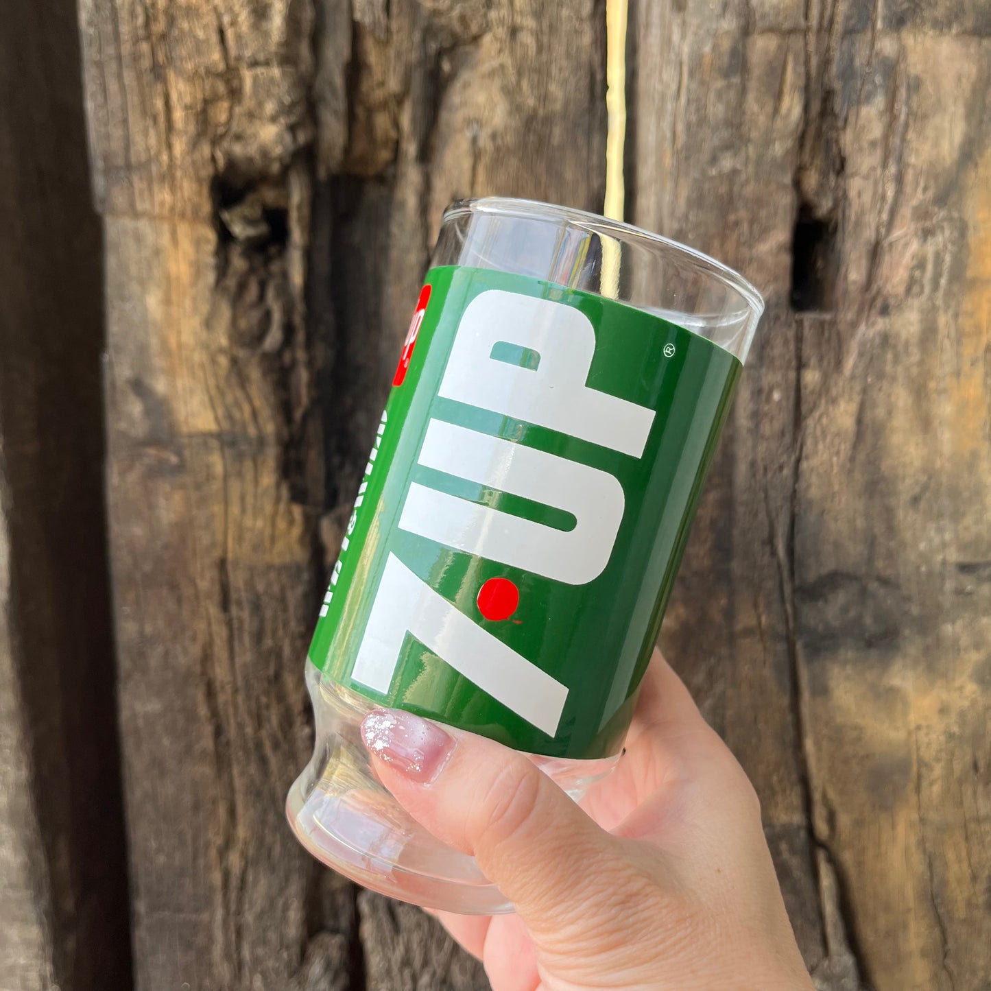 【USA vintage】7 UP The Uncola Glass
