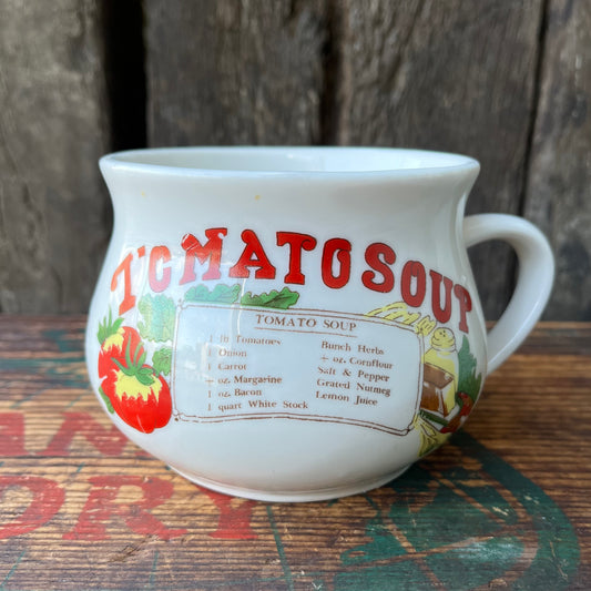 【USA vintage】TOMATO SOUP Recipe Mug
